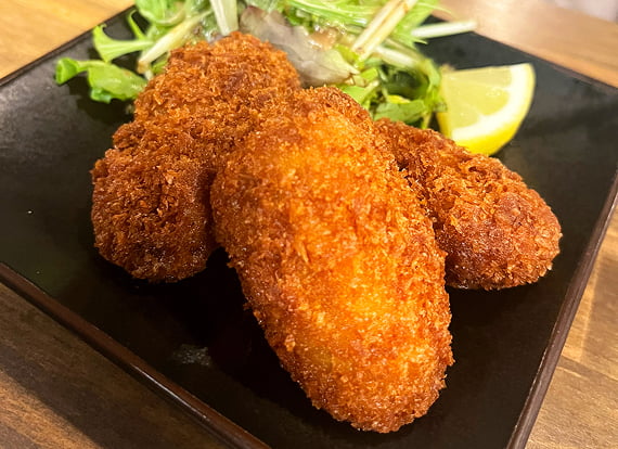 三陸産カキフライ