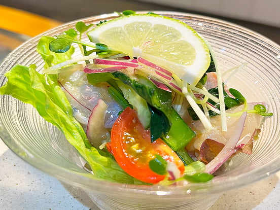 三陸・宮城の鮮魚のマリネ　セビーチェ風