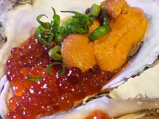 生牡蠣の痛風盛り